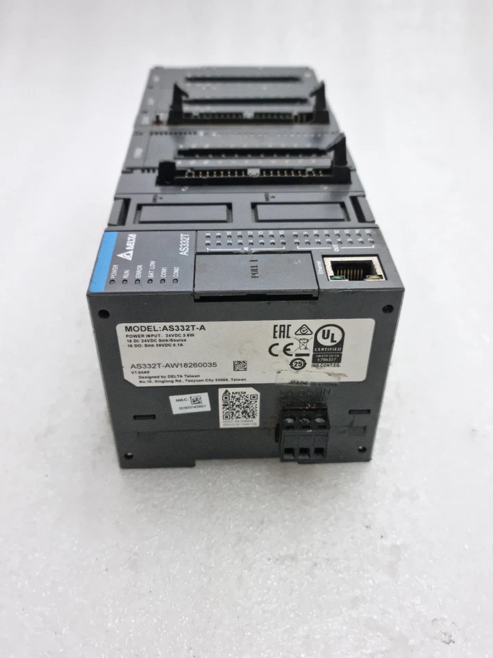 Used Working DELTA AS332T+16AM+32AN+16AP+16AP Module Plc Set